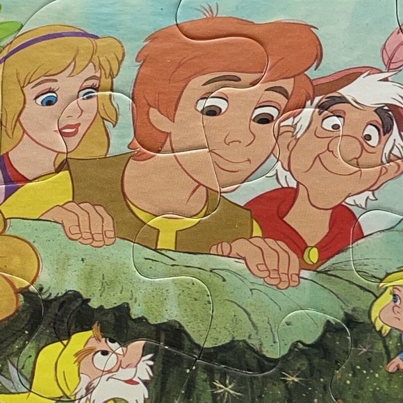 Taran And The Magic Cauldron Disney Golden Frame Tray Kids Puzzle Vintage - Picture 2 of 12